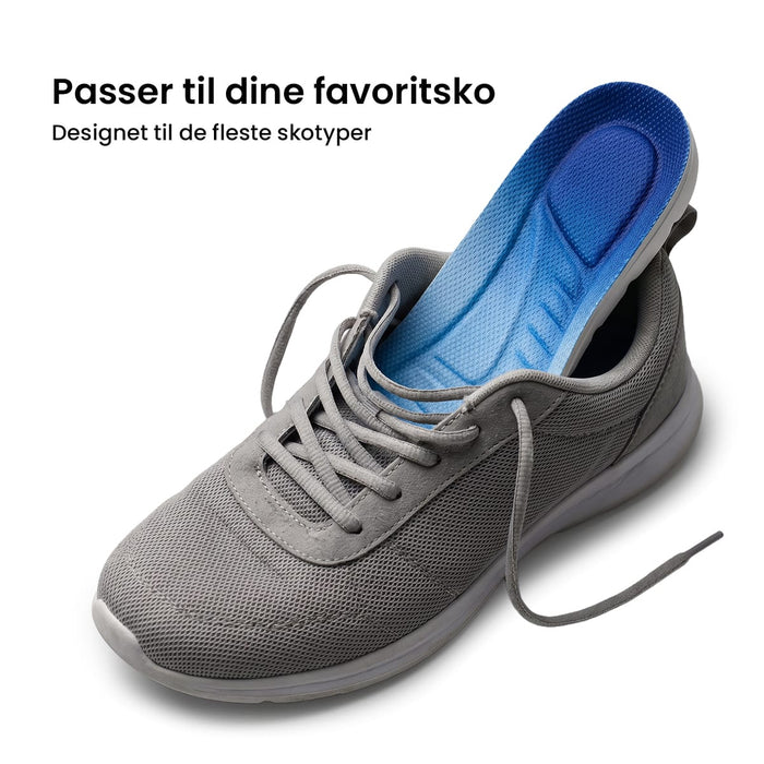 4D stødabsorberende indlægssåler