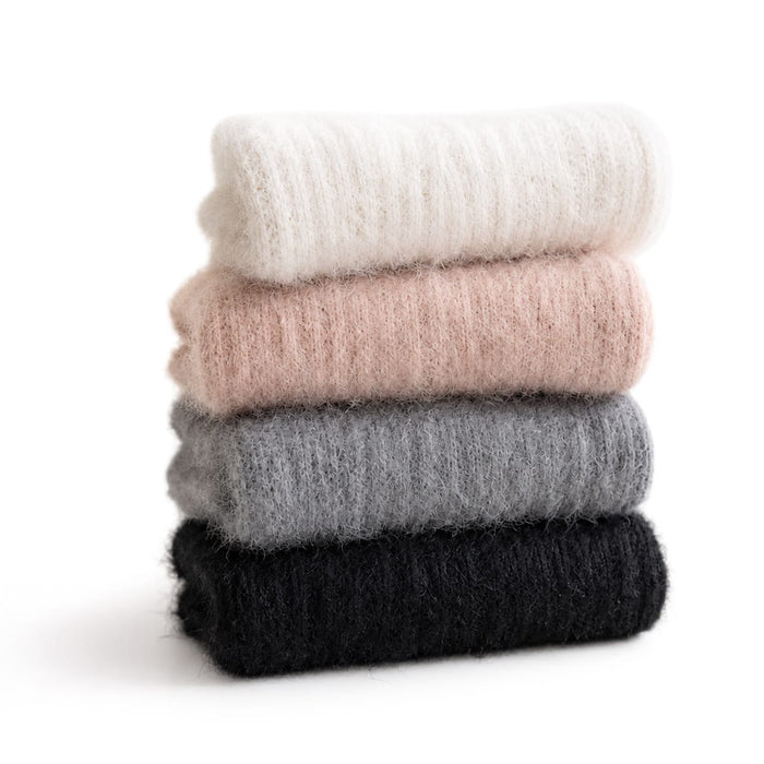 Kropsbutikken Benvarmere i cashmere – 4-pak (én af hver farve)