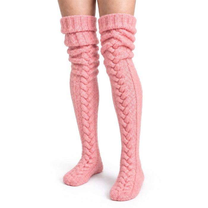 Kropsbutikken Cozysocks - Varme og behagelige lange strømper – Rosa