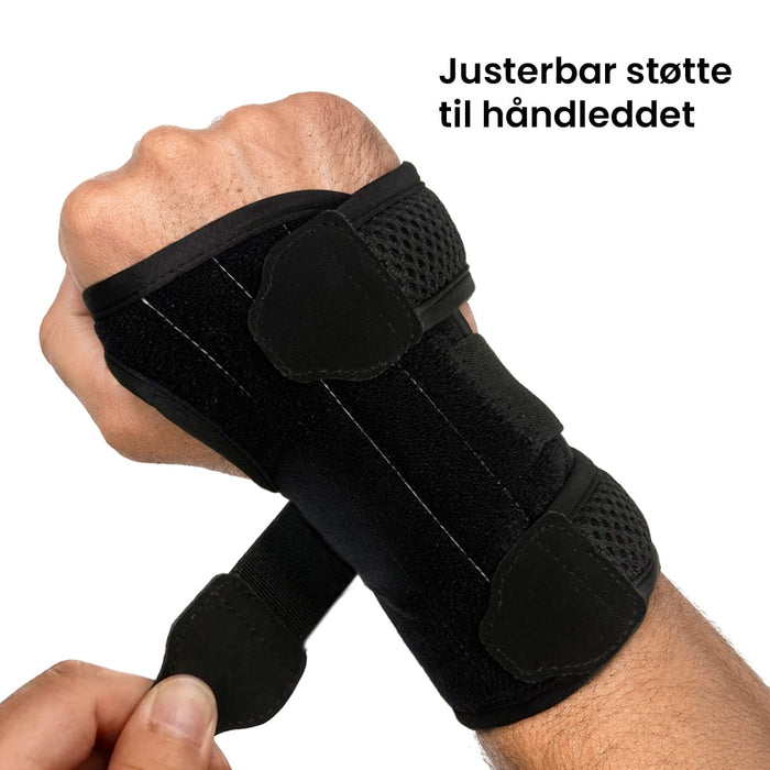Håndledsstøtte med støtteskinne