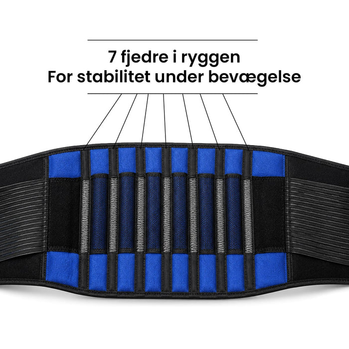 Lændebælte (justerbar støtte)