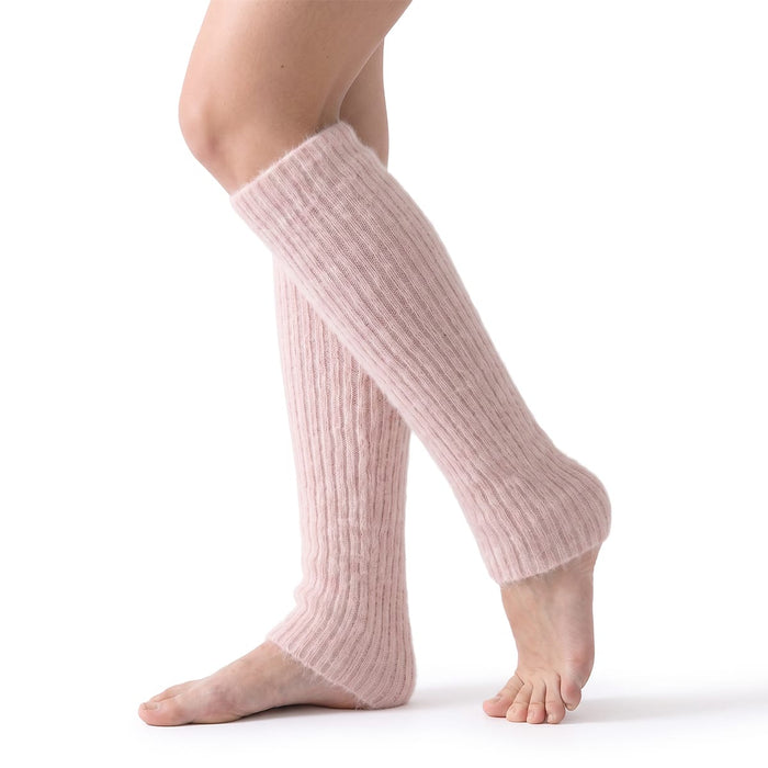 Kropsbutikken Benvarmere i cashmere – Lyserød