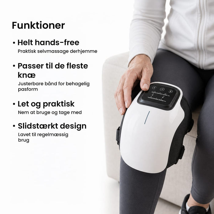 Knæmassager med varme og vibration