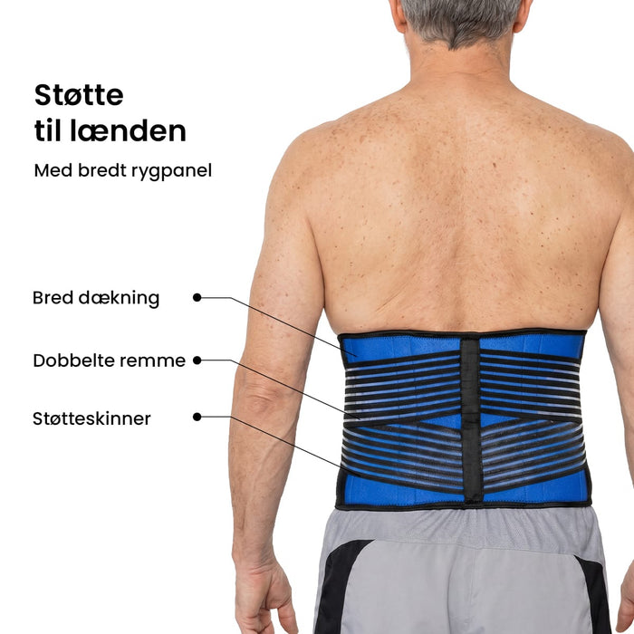 Lændebælte (justerbar støtte)