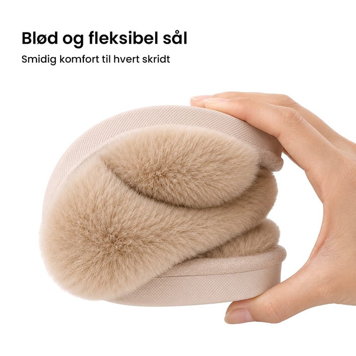 Vintertøfler fluffy