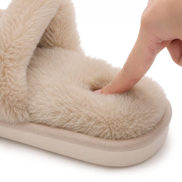 Kropsbutikken Vintertøfler fluffy
