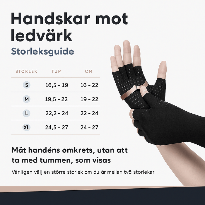Kropsbutikken artrit Kompressionshandsker (koper)