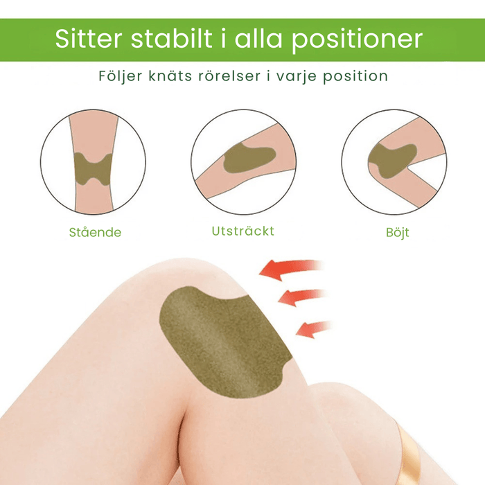 Kropsbutikken Bandage Knæplastre med urteekstrakt (30 stk)