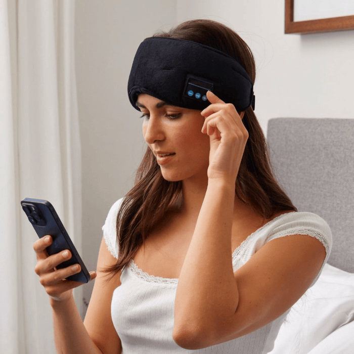 Kropsbutikken Bluetooth pandebånd Sovemaske Pro – Bluetooth Søvnmaske