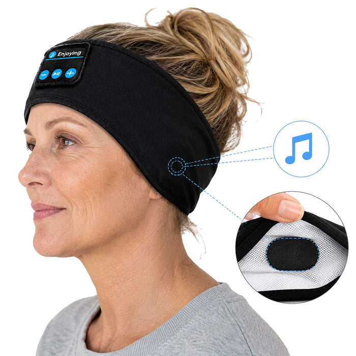 Kropsbutikken Pandebånd med høretelefoner (Bluetooth)