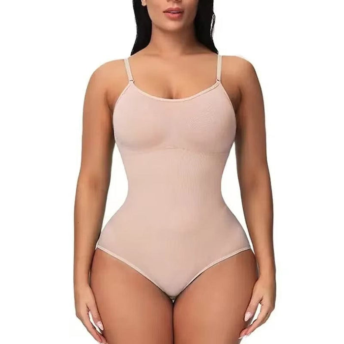 Kropsbutikken bodyshaper Beige / S Sømløs bodysuit shapewear