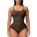 Kropsbutikken bodyshaper Brun / S Sømløs bodysuit shapewear