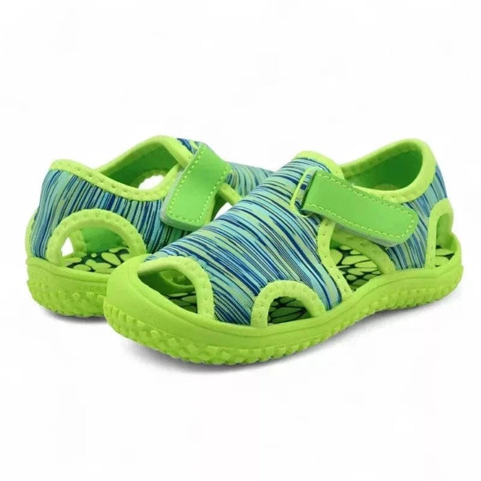 Kropsbutikken Børnesko Lys grøn / 21 (Innersula 13,5 cm) Børnesandaler (velcro)
