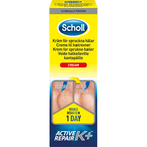 Kropsbutikken Foderm lotion SCHOLL AKTIV K+ CREME 60ML