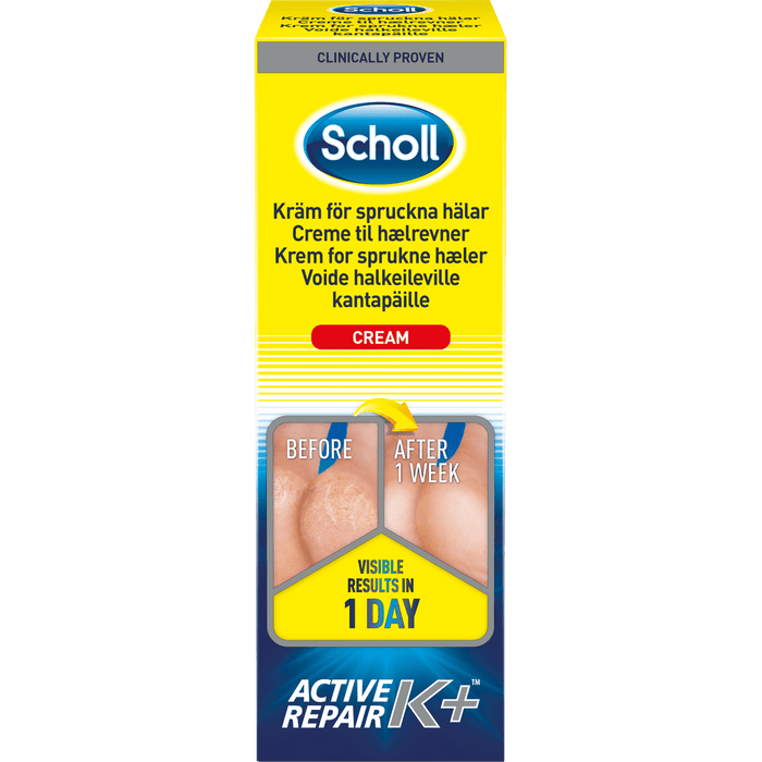 Kropsbutikken Foderm lotion SCHOLL AKTIV K+ CREME 60ML