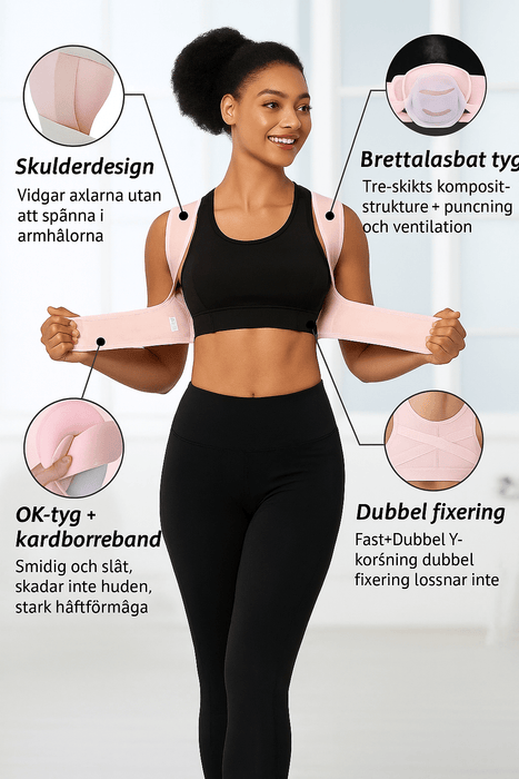Kropsbutikken Haltung Holdningsvest (øvre ryg)