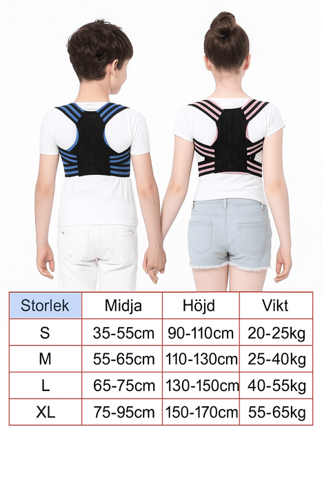 Kropsbutikken Haltung Holdsestøtt vest til børn