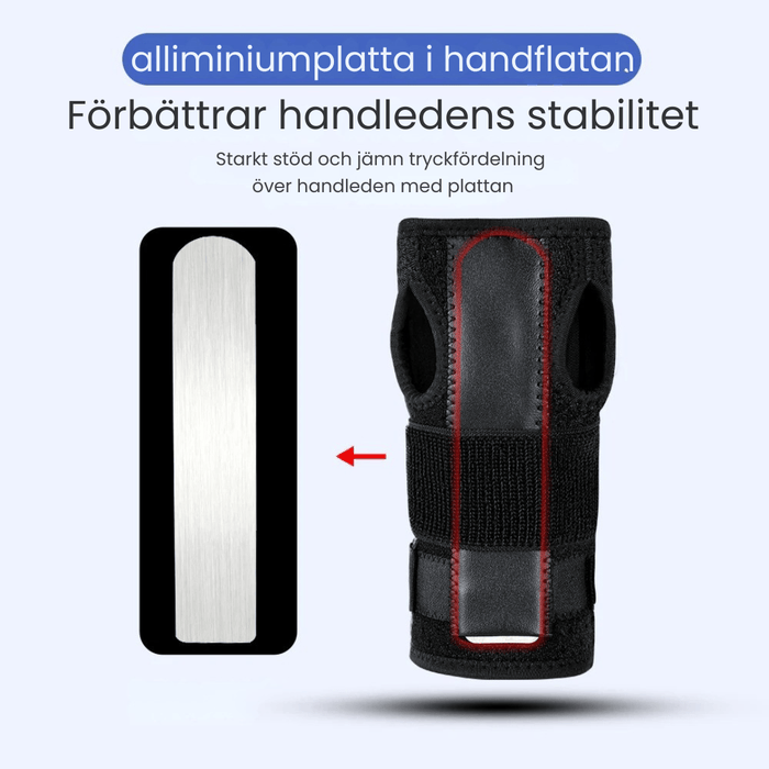 Kropsbutikken Håndholdt støtte Venstre & højre / En størrelse Håndledsstøtte Karpaltunnelsyndrom (Justerbar)