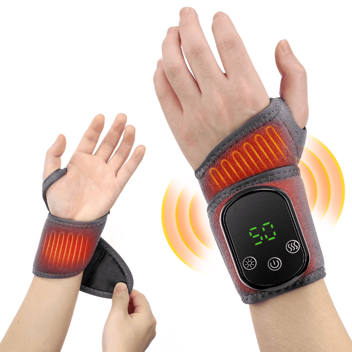 Kropsbutikken Håndholdt støtte Håndledsmassageapparat med varme og vibration