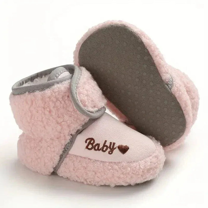 Kropsbutikken Hjemmesko Rosa / 11 Bløde babysko med velcro