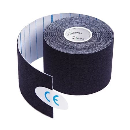 Kropsbutikken Kinesiologitejp Sort Kinesiotape (5 meter)