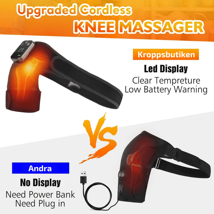 Kropsbutikken Massage Varme-massageredskaber til knæ og skuldre