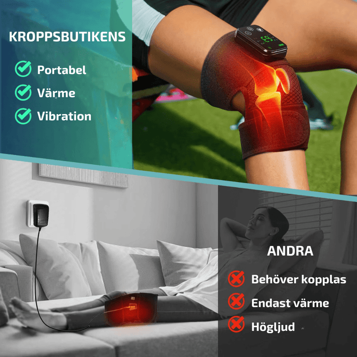 Kropsbutikken Massage Varme-massageredskaber til knæ og skuldre