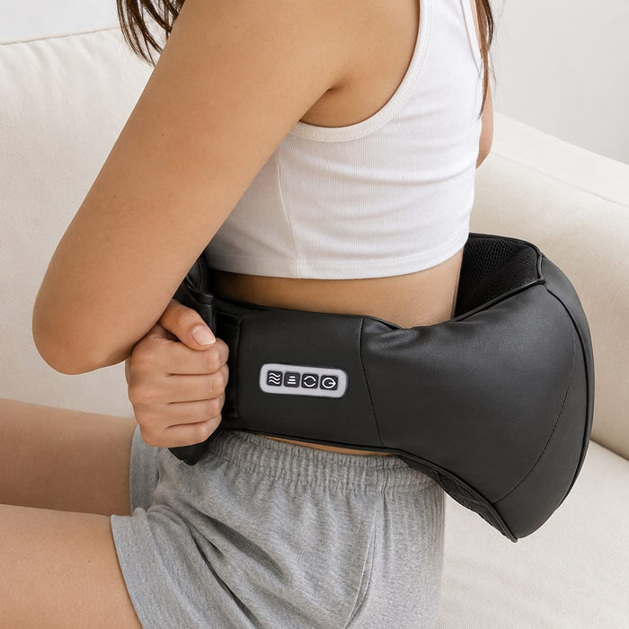 Kropsbutikken Shiatsu massager til nakke og ryg med varme