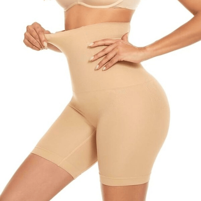 Kropsbutikken Shapewear Højtaljede kropsformende shorts