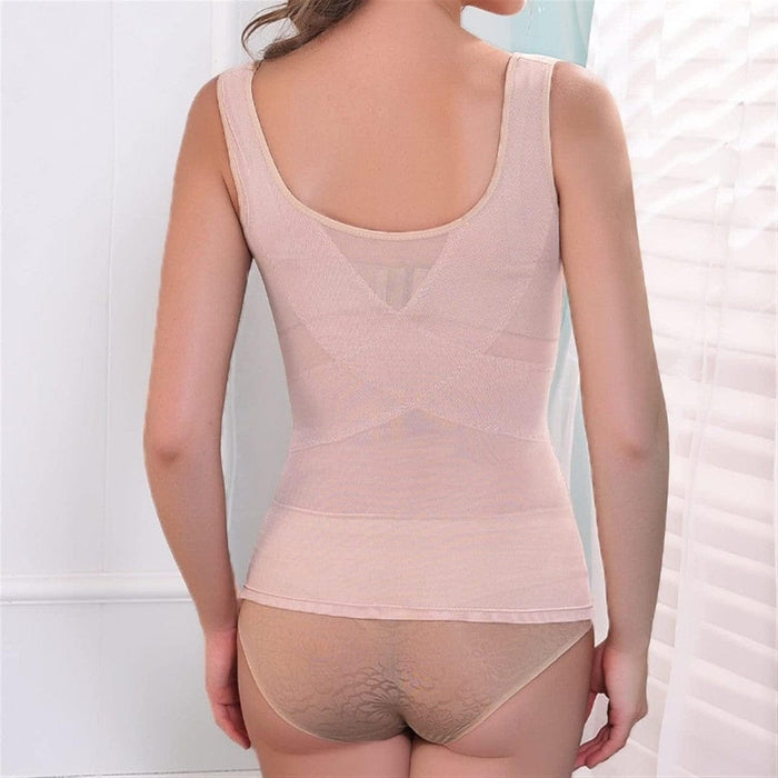 Kropsbutikken Shapewear Slankende top til damer (figurskabende)
