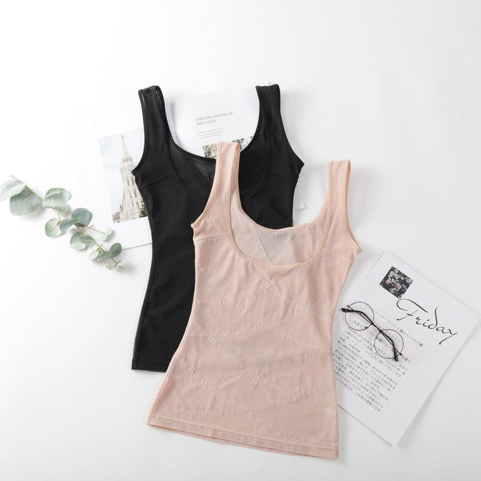 Kropsbutikken Shapewear Slankende top til damer (figurskabende)