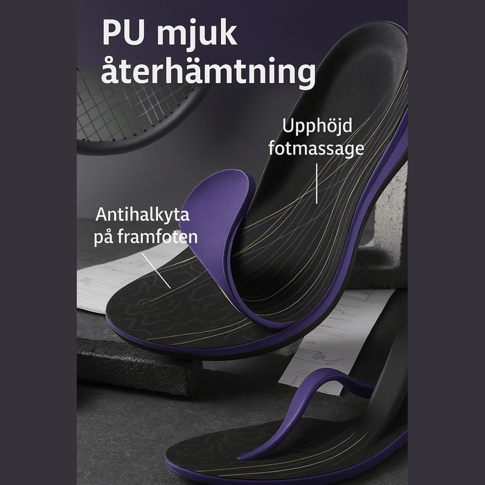Kropsbutikken Skoindlæg Indlægssåler med fuld svangstøtte