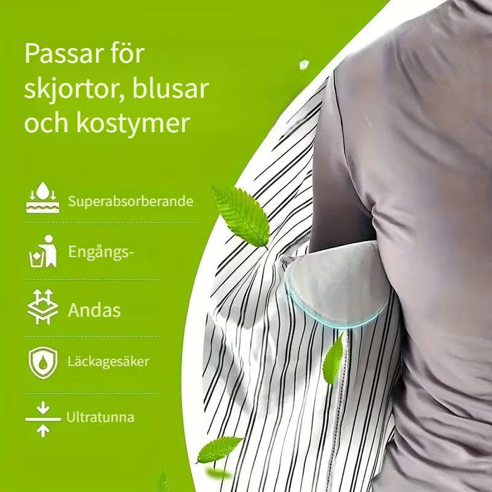 Kropsbutikken Svedbeskyttelse til Armhulerne (50 stk.)