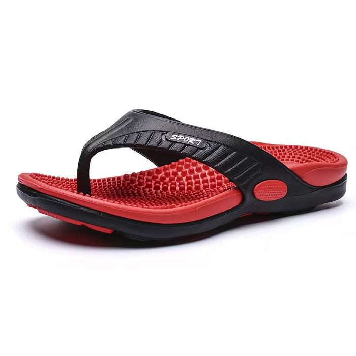 Kropsbutikken Tøfler Rød / 40 Massage Flip-Flops
