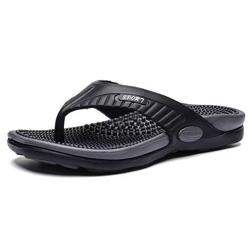 Kropsbutikken Tøfler Sort / 40 Massage Flip-Flops